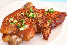 江門哪里有學做狀元烤豬蹄培訓（圖）_5