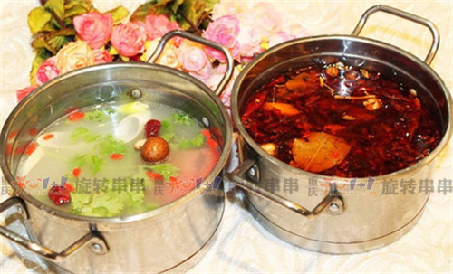 開心1+1旋轉(zhuǎn)串串香如何完勝傳統(tǒng)串串店，旋轉(zhuǎn)設(shè)備多少錢_1