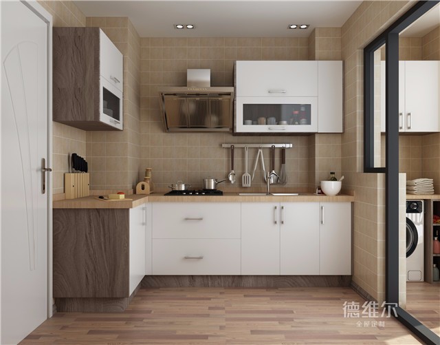到底哪種戶型適合做開放式廚房？定制家具德維爾商城（圖）_2