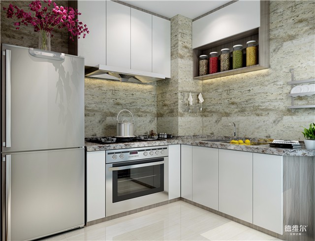 到底哪種戶型適合做開放式廚房？定制家具德維爾商城（圖）_3