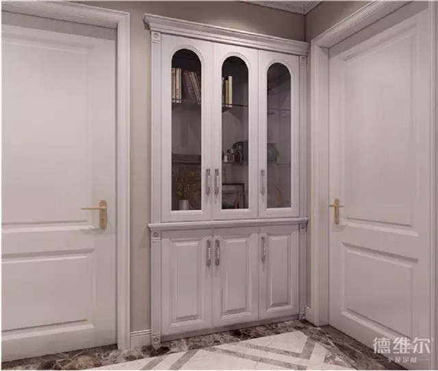 131㎡三房兩廳簡歐風(fēng)定制家具案例 德維爾商城DWEJIA（圖）_2