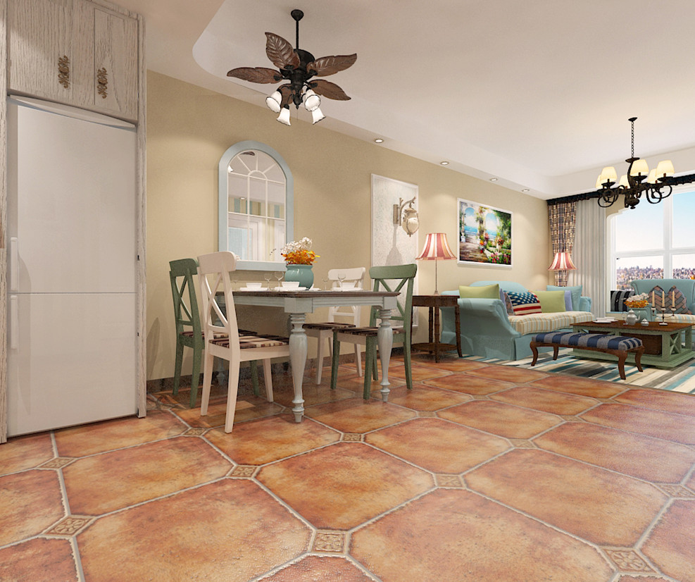 美式風(fēng)格-【東勝紫御府】-清新美式家-石家莊實(shí)創(chuàng)裝飾（圖）_4