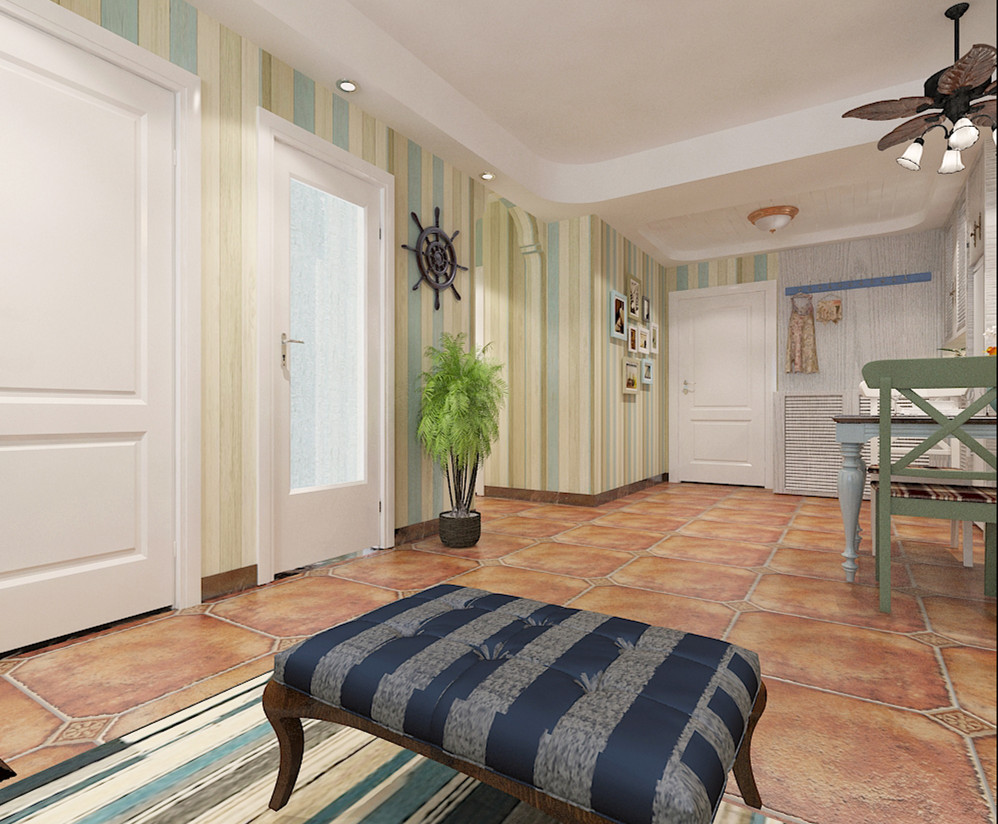 美式風(fēng)格-【東勝紫御府】-清新美式家-石家莊實(shí)創(chuàng)裝飾（圖）_5