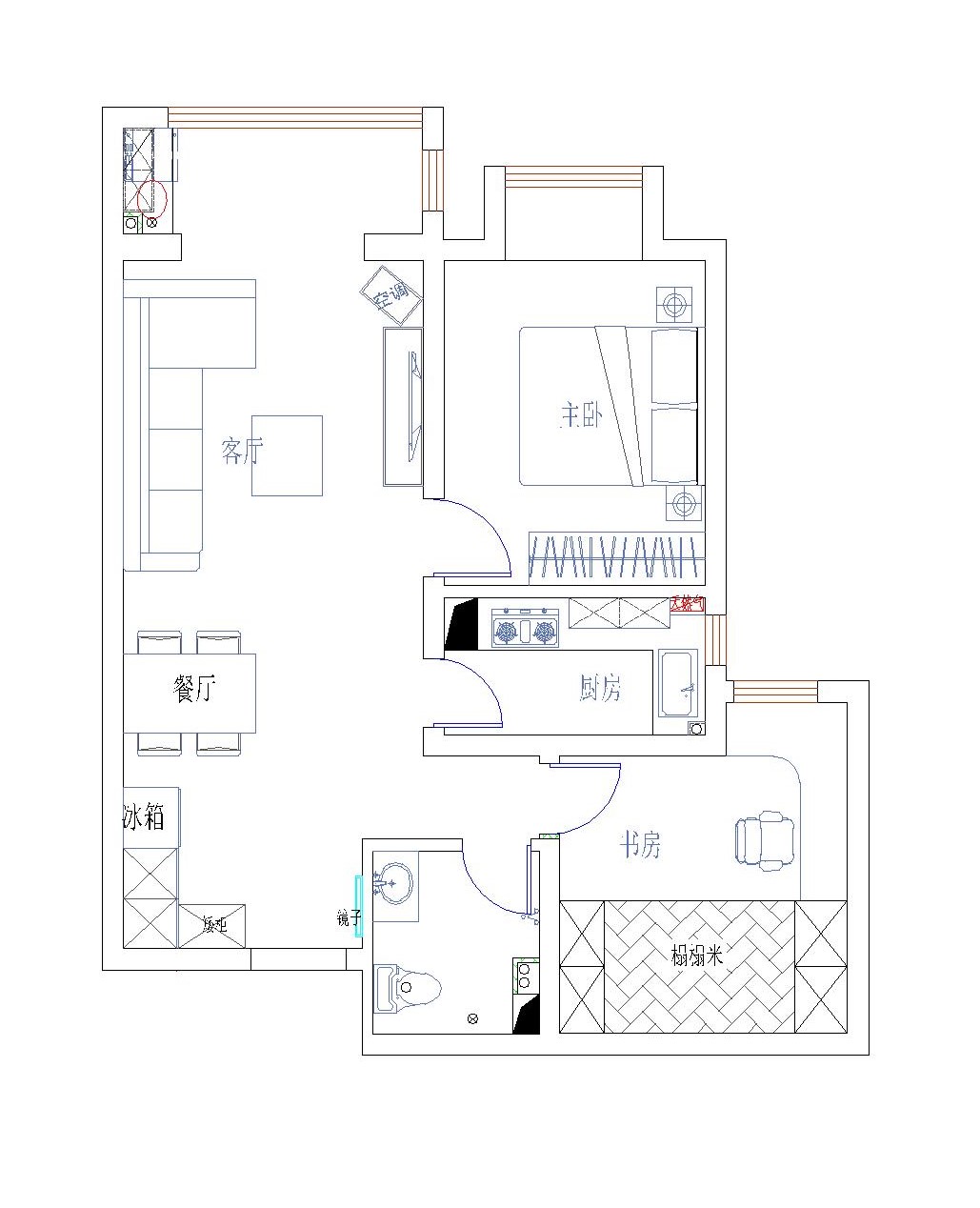 美式風(fēng)格-【東勝紫御府】-清新美式家-石家莊實(shí)創(chuàng)裝飾（圖）_6
