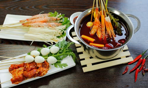 麻辣燙店加盟，九索收益高（圖）_1