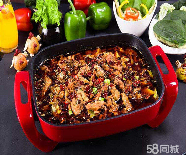 嘻哈雞火鍋加盟費多少錢特色炒雞店中菜館加盟（圖）_3