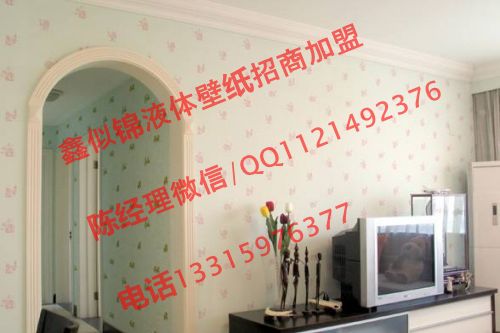 模具施工壁紙漆河北液體壁紙加盟_1