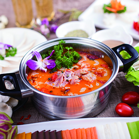 佰味王自動回轉(zhuǎn)火鍋加盟（圖）_1