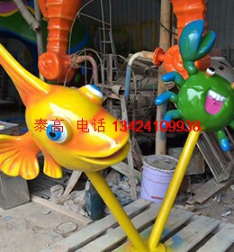 汕頭佛山韶關玻璃鋼工藝品螃蟹價格_1