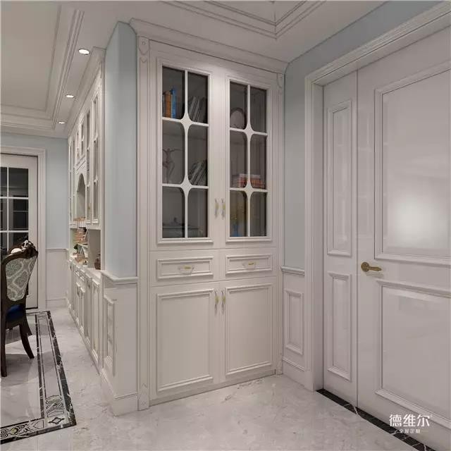 140㎡四房兩廳簡歐風(fēng)裝修案例 定做家具德維爾商城（圖）_2