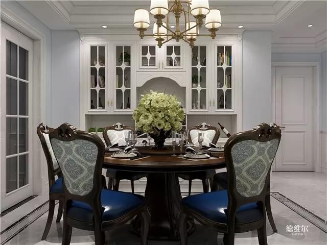 140㎡四房兩廳簡歐風(fēng)裝修案例 定做家具德維爾商城（圖）_3