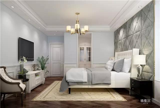 140㎡四房兩廳簡歐風(fēng)裝修案例 定做家具德維爾商城（圖）_8