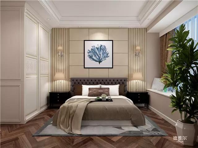 140㎡四房兩廳簡歐風(fēng)裝修案例 定做家具德維爾商城（圖）_10