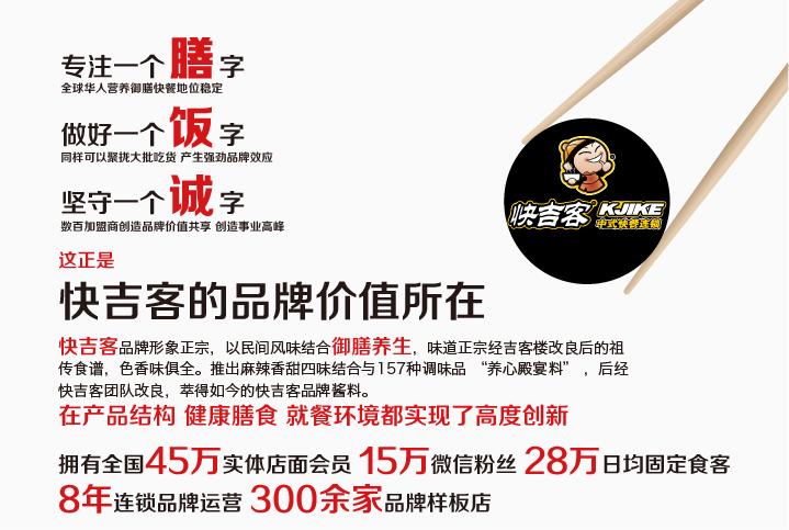 快吉客中式快餐連鎖加盟（圖）_1