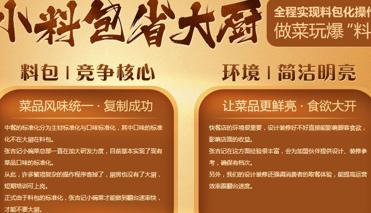 張吉記小碗菜加盟費用多少錢_加盟張吉記小碗菜投資多少錢_7