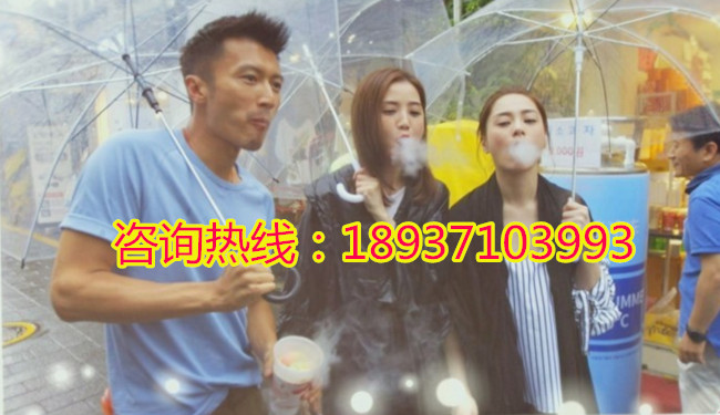 立式2個鍋會冒煙的冰淇淋機器多少錢一臺（圖）_1