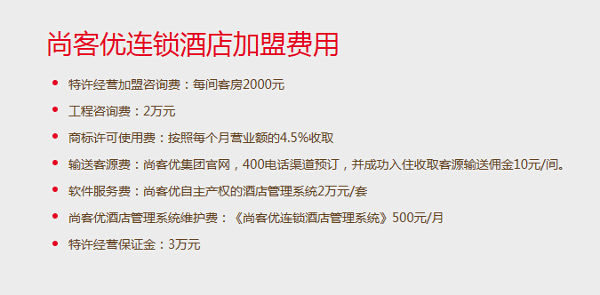 尚客优连锁酒店加盟政策咨询—专做中小城市的连锁酒店品牌_2
