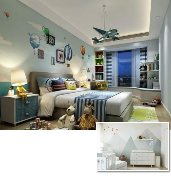 硅藻泥兒童房合理改造，給孩子一個和諧融洽的空間?。▓D）_3