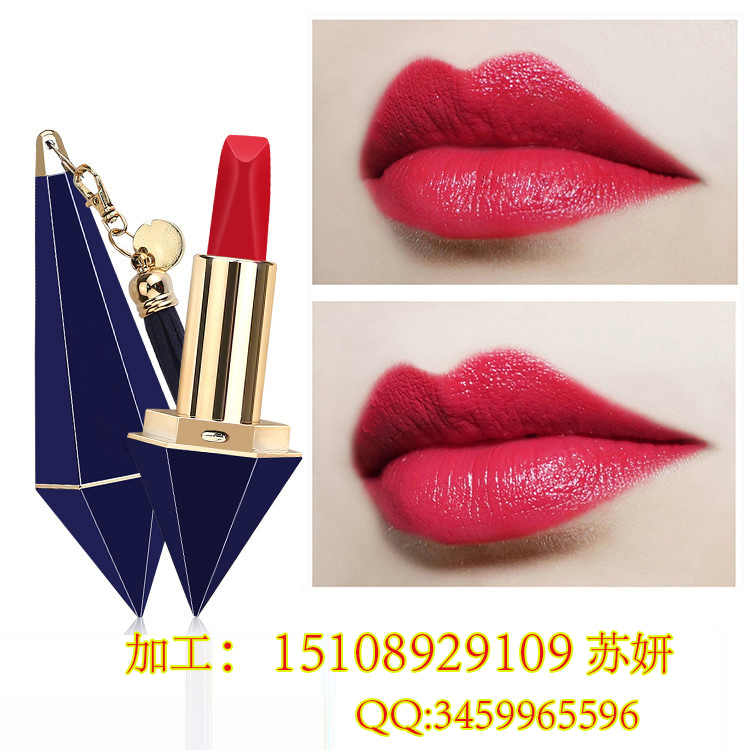 口紅代加工 啞光鉆石唇膏OEM貼牌廠家(圖)_1