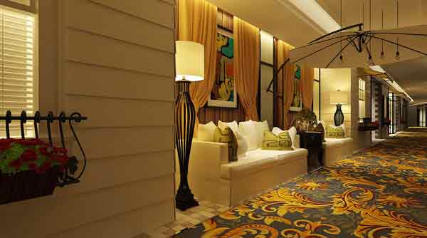 上海赫筑酒店餐廳裝修效果圖——藝術(shù)家愉悅酒店（圖）_5