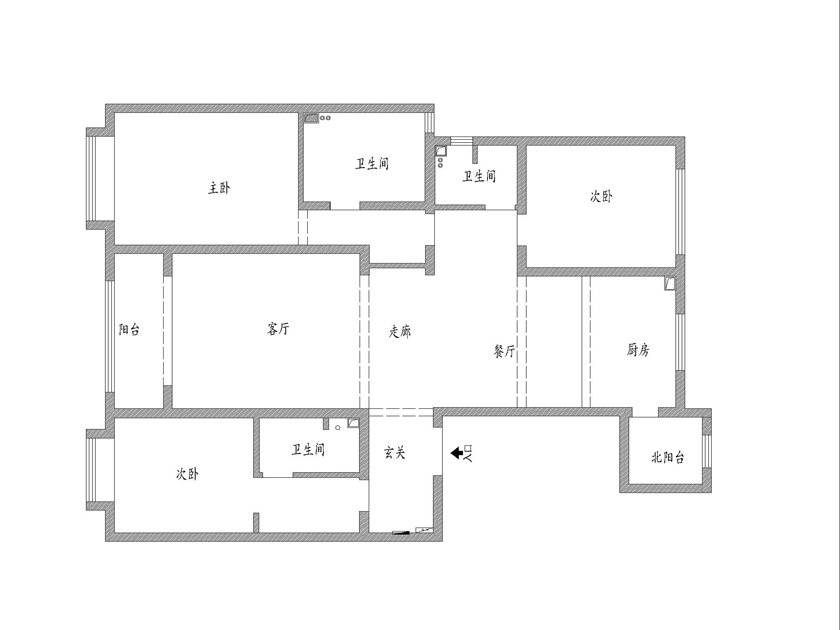 新中式風格-【東勝紫御府179平米】-粉墻黛瓦-石家莊實創(chuàng)裝飾（圖）_6