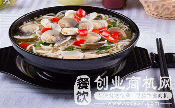 小吃花甲米線加盟店，賺錢穩(wěn)定收益（圖）_1