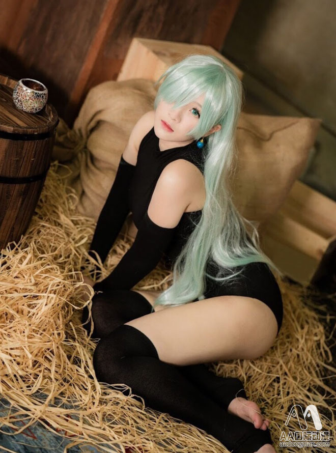 AA國際動(dòng)漫：高清無碼，《七原罪》伊麗莎白cosplay_4