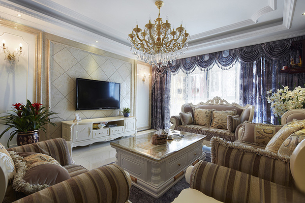 濟南家裝設(shè)計、客廳隔斷墻特點（圖）_2