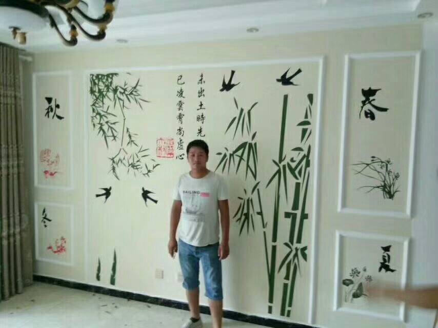 安國(guó)集成墻飾硅藻沙畫壁材_1