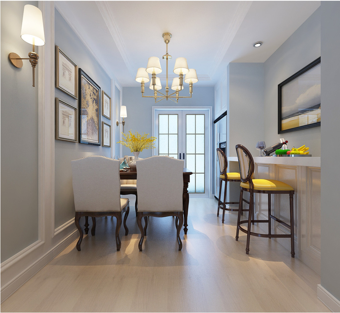 美式風格-【牡丹園159平米】-夏沫的幸福-石家莊實創(chuàng)裝飾（圖）_4