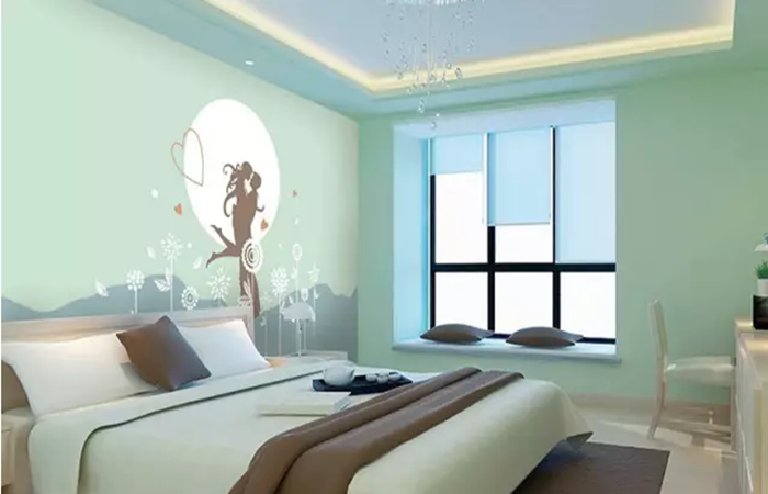 可爱的卧室床头背景为你的房间增添浪漫（图）_1