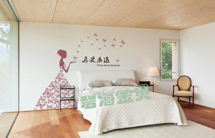 可爱的卧室床头背景为你的房间增添浪漫（图）_3