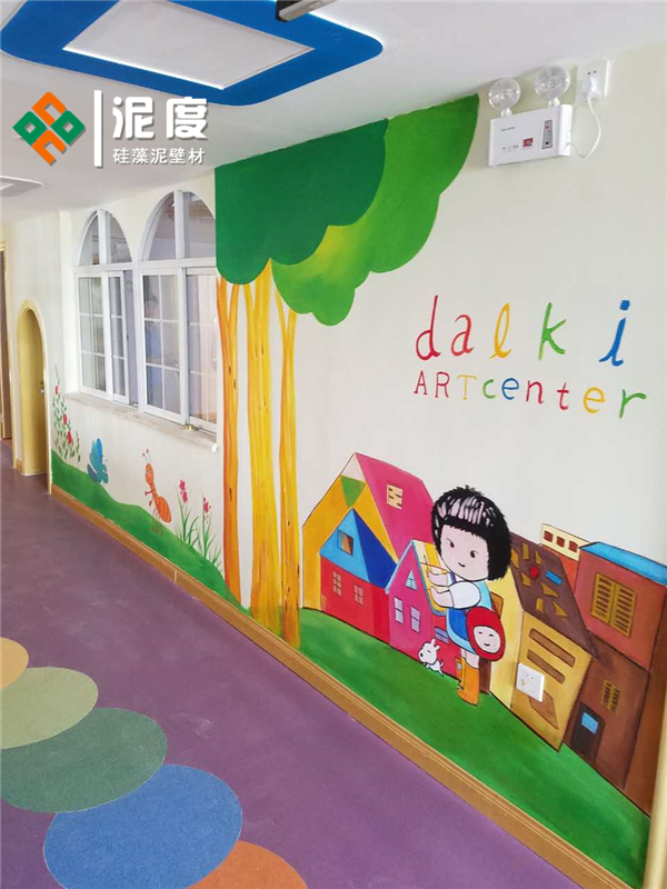 【硅藻泥施工案例】華為幼兒園硅藻泥裝修效果圖（圖）_5