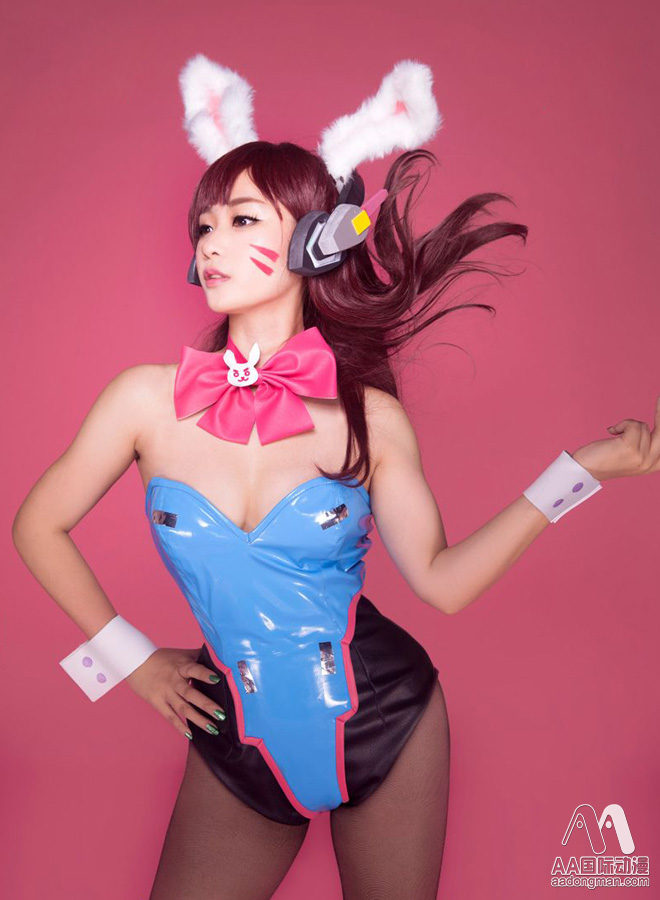 AA國際動漫：美艷D、VA兔女郎Cosplay，美到冒泡_1