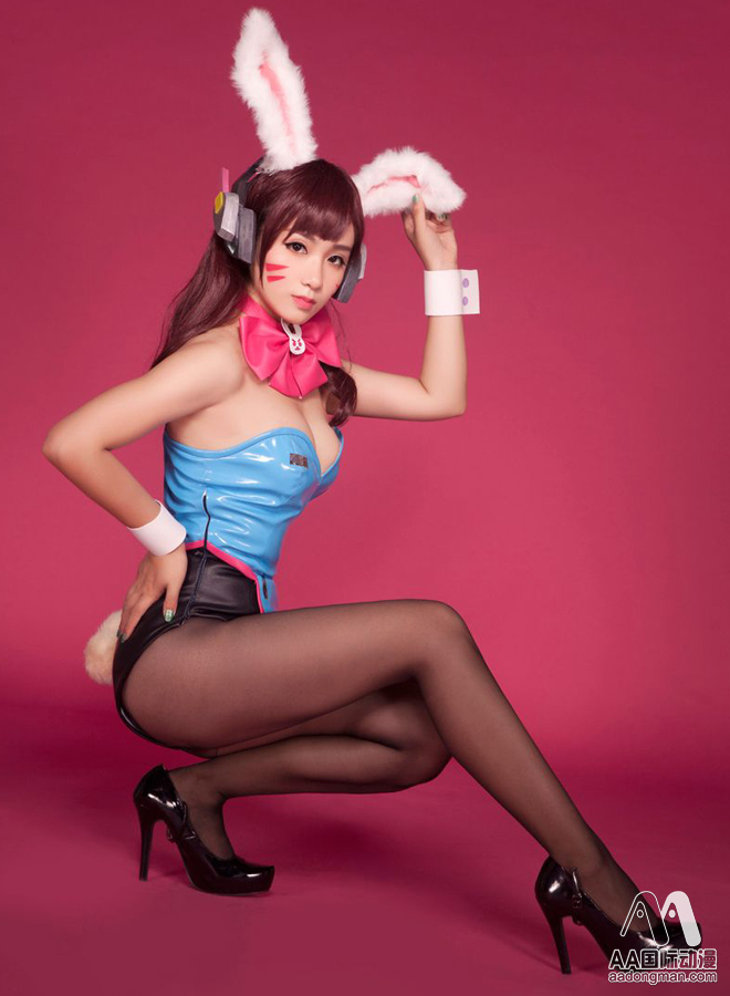 AA國際動漫：美艷D、VA兔女郎Cosplay，美到冒泡_3