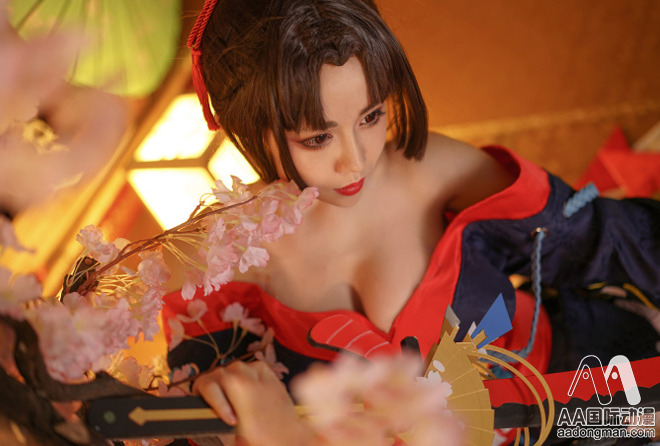 AA國際動漫：第一美腿式神，陰陽師妖刀姬·櫻雨刀舞Cosplay_4