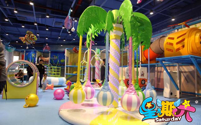 星期六兒童樂園：淘氣堡加盟費(fèi)用要視具體設(shè)備而定（圖）_1