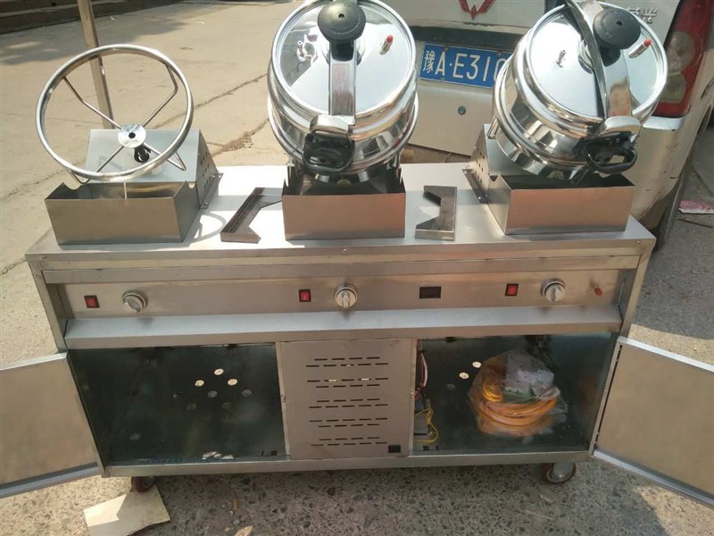 燃?xì)?鍋搖滾炒雞爐配方？炒雞設(shè)備多少錢（圖）_4