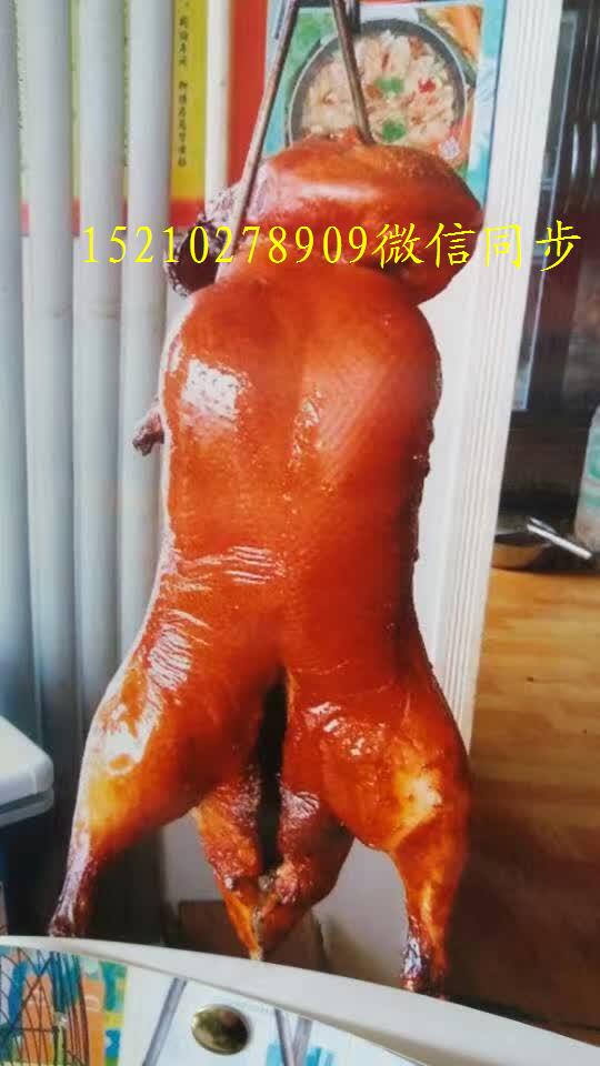 旋轉爐烤鴨技術v正宗北京果木烤鴨加盟_1