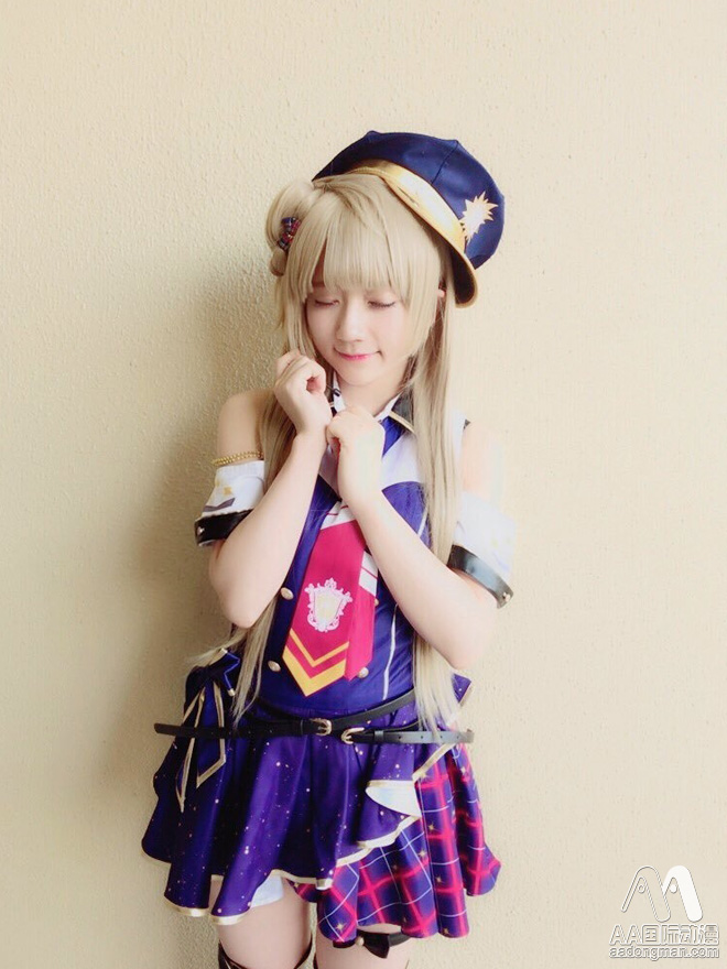 AA國(guó)際動(dòng)漫：HKT48山田麻莉奈Cosplay美照曝光金發(fā)似洋娃娃（圖）_4