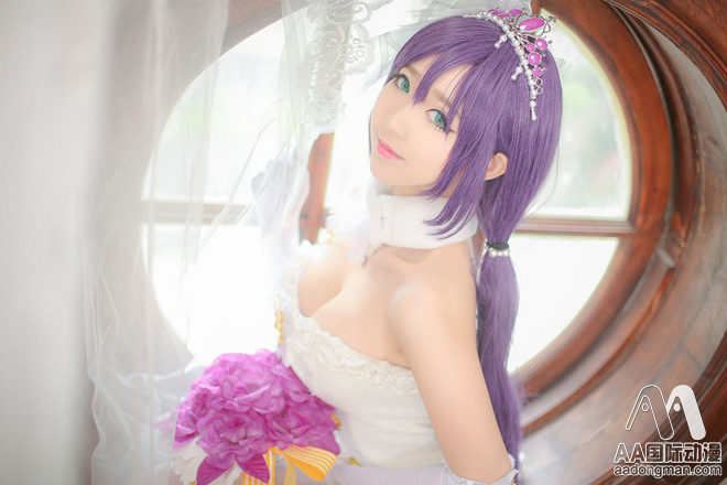 婚紗版《lovelive!》東條希Cosplay（圖）_2