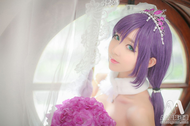 婚紗版《lovelive!》東條希Cosplay（圖）_3