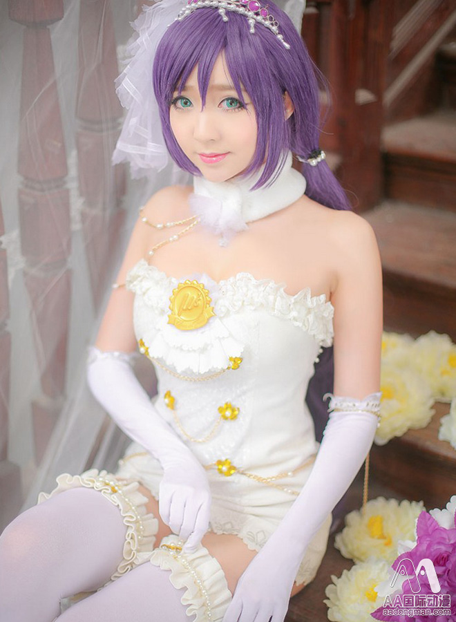 婚紗版《lovelive!》東條希Cosplay（圖）_4