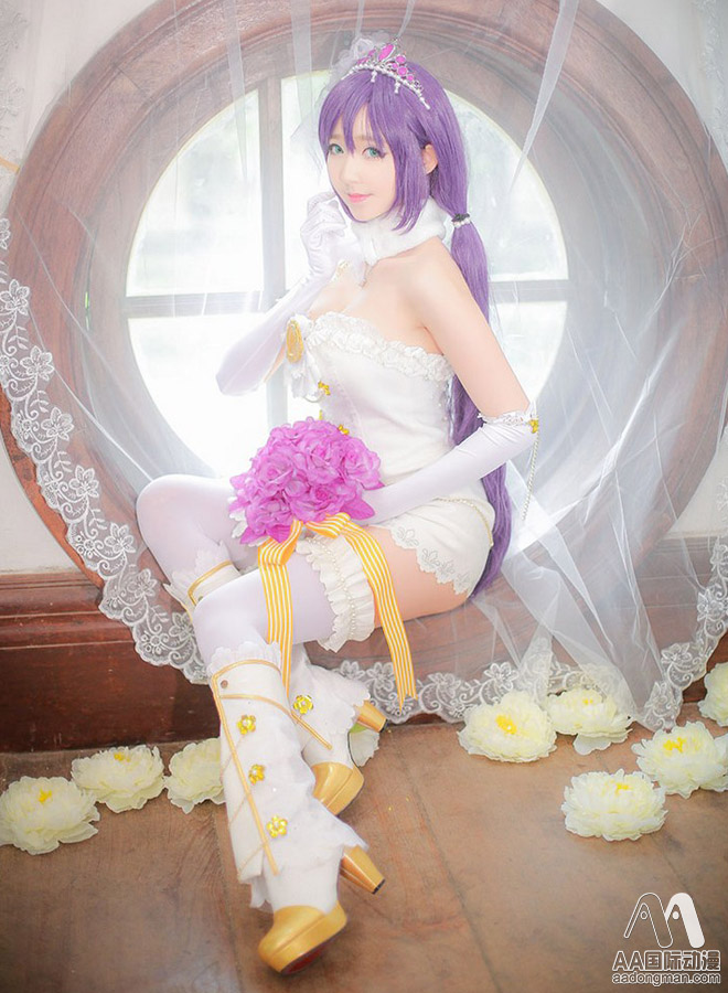婚紗版《lovelive!》東條希Cosplay（圖）_5