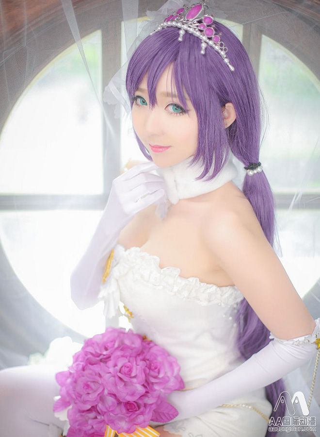 婚紗版《lovelive!》東條希Cosplay（圖）_6