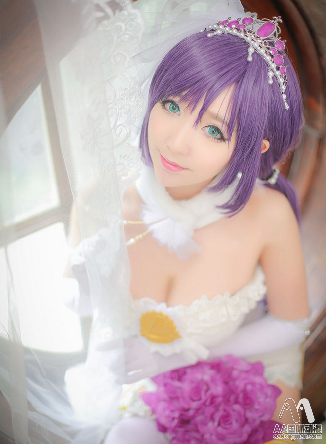 婚紗版《lovelive!》東條希Cosplay（圖）_7