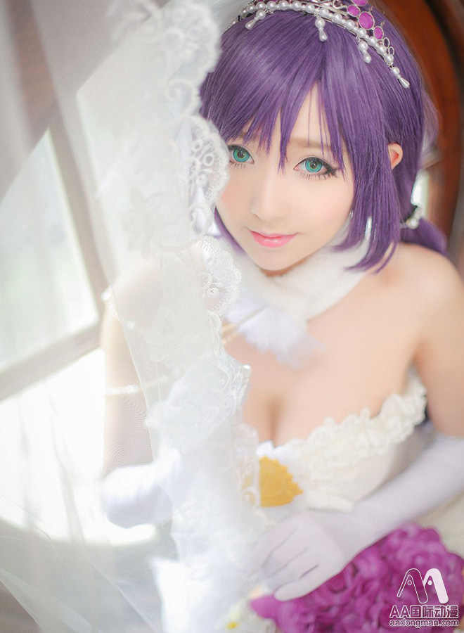 婚紗版《lovelive!》東條希Cosplay（圖）_8