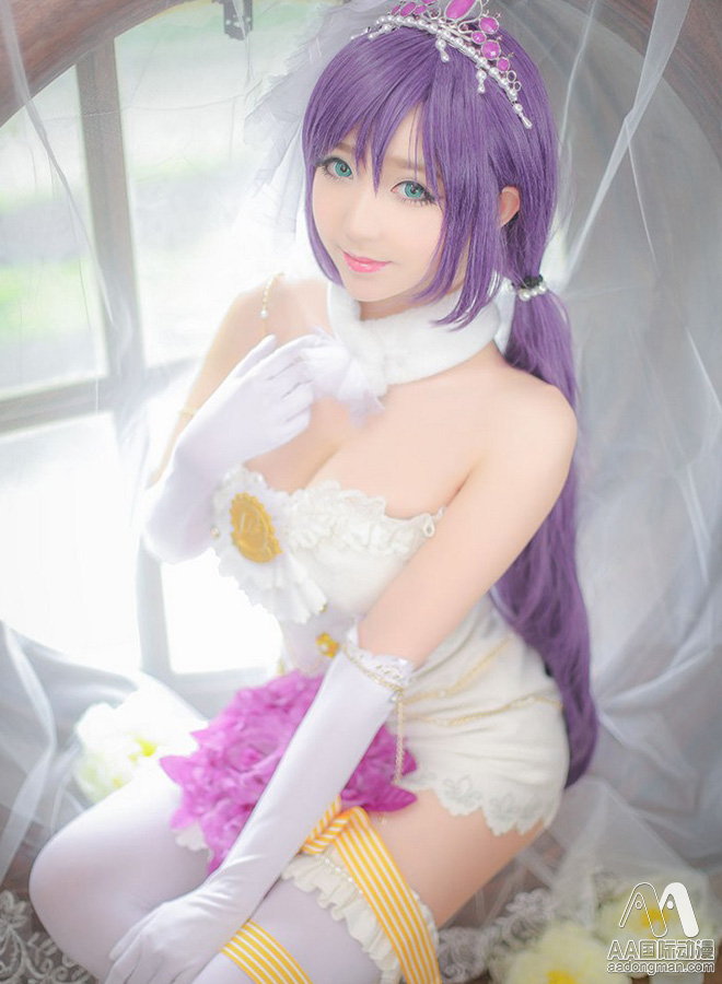 婚紗版《lovelive!》東條希Cosplay（圖）_9