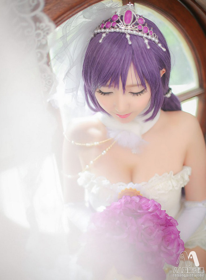 婚紗版《lovelive!》東條希Cosplay（圖）_10