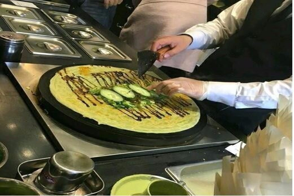 煎餅密碼特色小吃煎餅果子加盟總部（圖）_1